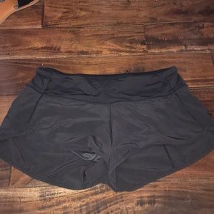Lululemon speed shorts
